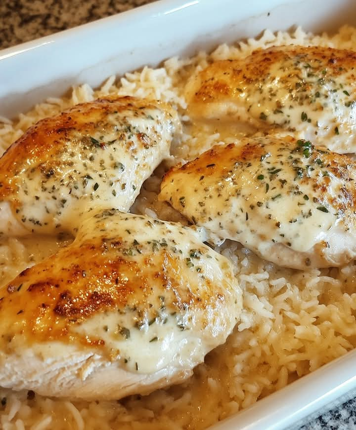 Angel Chicken Rice Casserole